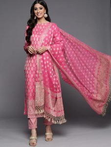 Exclusive Banarasi Dupion Silk Suit